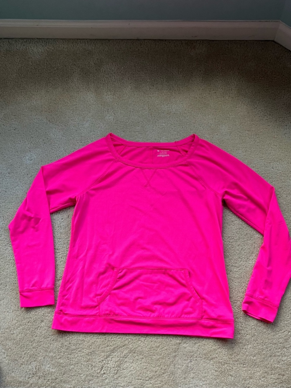 tek gear Neon Pink Long Sleeve Active Tee